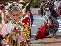 Кимоно и шампанское: праздник совершеннолетия в Японии. Фоторепортаж