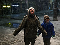 Зимняя буря в Израиле: снегопад в Иерусалиме, в Иудее и Самарии