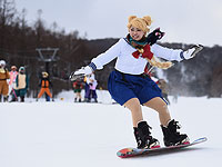 Сейлор Мун на сноуборде: косплей-фестиваль в Насу. Фоторепортаж