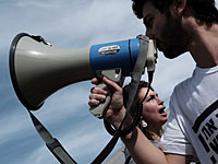 В Хайфе прошли два митинга: в поддержку палестинских заключенных и в поддержку охранников