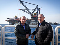 Биньямин Нетаниягу и Юваль Штайниц посетили газовую платформу 