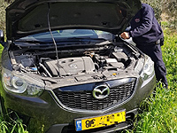 В окрестностях Вади Ара обнаружен угнанный автомобиль