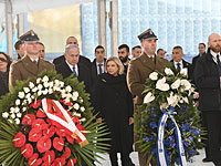 Биньямин и Сара Нетаниягу возложили венки к памятнику героям Варшавского гетто