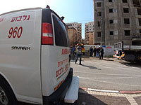 На стройке в Афуле тяжело травмирован рабочий