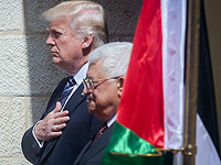 Дональд Трамп и Махмуд Аббас   