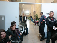 Помещение для дополнительной проверки в аэропорту имени Бен-Гуриона