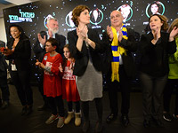Тамар Зандберг и ее коллеги по партии МЕРЕЦ