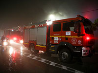 В Кирьят-Ате вспыхнул пожар в общежитии для людей с особыми потребностями