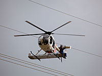 На горе Мерон потерпел катастрофу вертолет