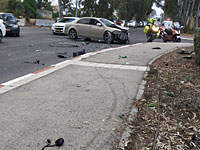 В Хайфе в результате ДТП тяжелые травмы получил мотоциклист