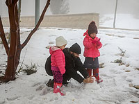 Горный курорт Хермон закрыт из-за снегопада