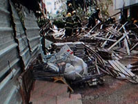 Обрушение лесов на стройке в Хайфе, погиб рабочий