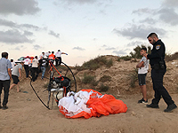 Возле Бейт-Янай потерпел крушение параплан