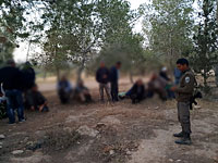 В районе КПП 