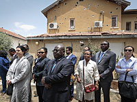 Посол Израиля в ООН привез представителей этой организации к дому погибшего жителя Ашкелона