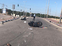 Возле морского порта Ашдода столкнулись два мотоцикла