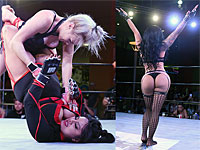 Бои без правил в бикини: лига пышных, жестоких и татуированных. Фоторепортаж