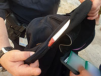 На КПП к северу от Иерусалима задержан палестинский араб с ножом