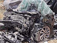 Возле Бейт-Хагай грузовик с палестинскими номерами столкнулся с автомобилем