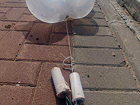 В Беэр-Товия обезврежено взрывное устройство, доставленное из Газы воздушным шаром