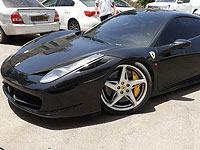 Полиция конфисковала у жителя Байяды, лишенного прав, Ferrari стоимостью 1,3 млн шекелей