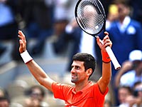 Новак Джокович вышел в полуфинал Открытого чемпионата Франции