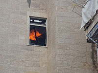 Произошел пожар в четырехэтажном доме в Иерусалиме