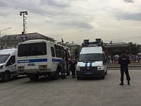 Около 100 задержанных на акции в Москве