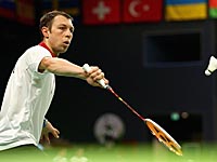 Европейские игры, Бадминтон. Миша Зильберман завоевал бронзовую медаль