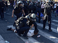 16 участников акции протеста возле Кирьят-Ата задержаны полицией