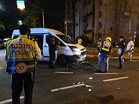 В Ашдоде минибус сбил велосипедиста, пострадавший в тяжелом состоянии