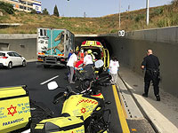 Около Иерусалима на 1-й трассе автомобиль сбил пешехода