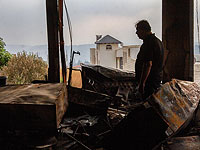 Последствия пожаров в день летнего хамсина в Израиле. Фоторепортаж