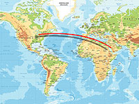 Впервые за 22 года американский пассажирский самолет приземлился в Саудовской Аравии