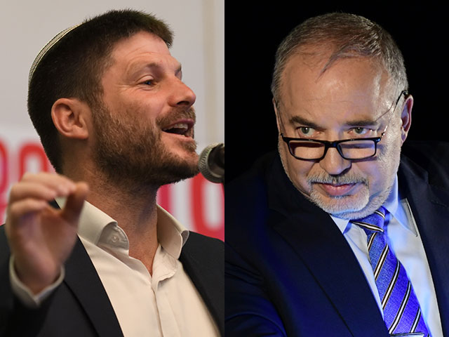 Бецалель Смотрич и Авигдор Либерман  