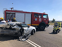 ДТП возле Петах-Тиквы; двое пострадавших