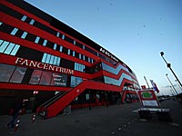 Из-за сильного ветра обрушилась крыша стадиона соперника