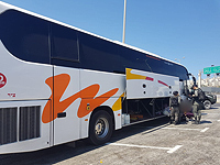 Около Иерусалима задержан автобус с палестинскими арабами, ехавшими на пляж в Израиль