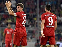 Чемпионат Германии. Левандовски забил два мяча. 