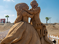 От Белоснежки до Джинна: фестиваль песчаных скульптур в Ашкелоне. Фоторепортаж