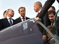 Путин и Эрдоган на «МАКС-2019»