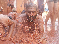 Томатная баталия в испанском Буньоле. Фоторепортаж