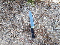 Около поселка Псагот задержан араб с ножом