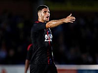 Англия. Команда проиграла, выигрывая 4:1. Игрок удален за укус соперника