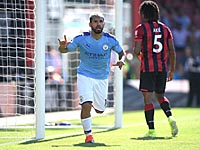 Чемпионат Англии. Агуэро забил два мяча. 