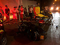 В Рамат-Гане в результате ДТП тяжелые травмы получил мотоциклист