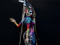 Азиатский бодиарт: международный фестиваль в Южной Корее. Фоторепортаж