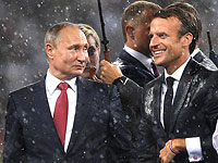 Владимир Путин и Эммануэльь Макрон