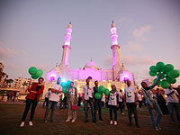 В Газе прошла акция борцов с раковыми заболеваниями. Фоторепортаж