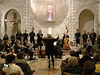 Франческо Росси и Франческо Томасси в Абу-Гош